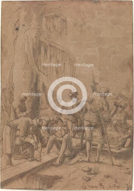 Christ Nailed to the Cross, c. 1512. Creator: Albrecht Altdorfer.