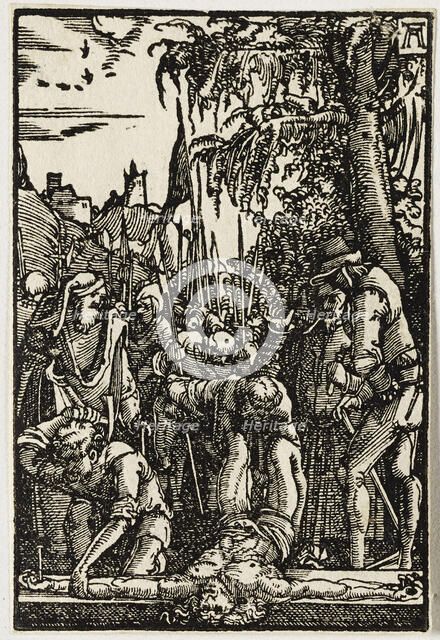 Christ Nailed to the Cross, c. 1513. Creator: Altdorfer, Albrecht (c. 1480-1538).