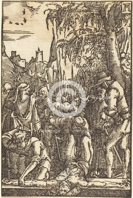 Christ Nailed to the Cross, c. 1513. Creator: Albrecht Altdorfer.