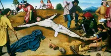 Christ Nailed to the Cross c1481. Artist: Gerard David