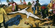 Christ Nailed to the Cross c1481. Artist: Gerard David