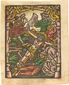 Christ Nailed to the Cross, fourth quarter 15th century. Creator: Unknown