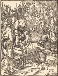 Christ Nailed to the Cross, probably c. 1509/1510. Creator: Albrecht Durer