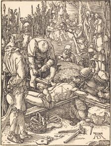 Christ Nailed to the Cross, probably c. 1509/1510. Creator: Albrecht Durer