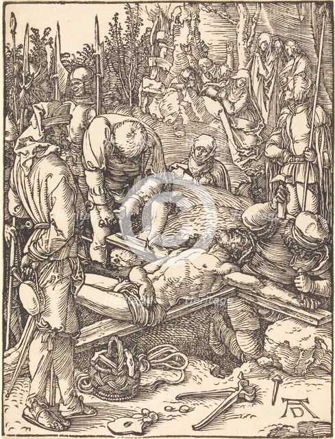 Christ Nailed to the Cross, probably c. 1509/1510. Creator: Albrecht Durer.