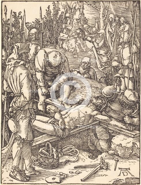 Christ Nailed to the Cross, probably c. 1509/1510. Creator: Albrecht Durer.