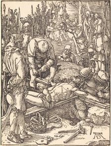 Christ Nailed to the Cross, probably c. 1509/1510. Creator: Albrecht Durer
