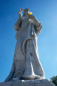 Christ of Havana, Havana, Cuba, 2024. Creator: Ethel Davies