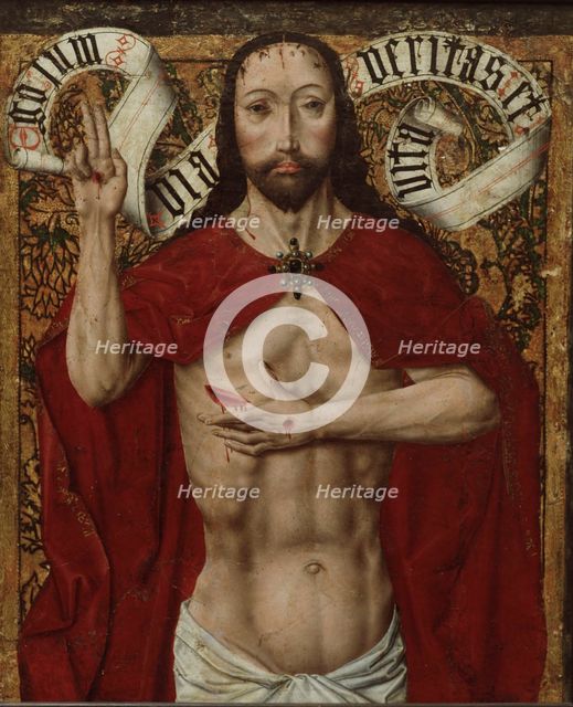 Christ of Pieta', oil by Diego de la Cruz.