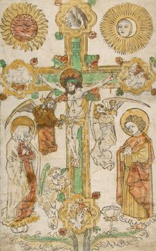 Christ on a Goldsmith's Cross, 15th century., 15th century. Creator: Anon