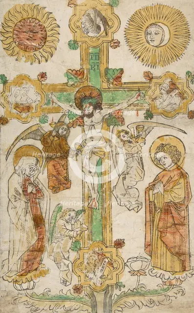 Christ on a Goldsmith's Cross, 15th century., 15th century. Creator: Anon.