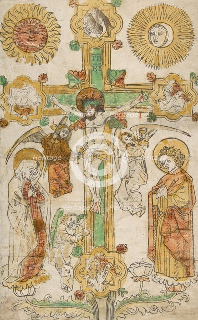 Christ on a Goldsmith's Cross, 15th century., 15th century. Creator: Anon.
