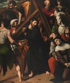Christ on the way to Calvary, 1536-1538. Creators: Juan de Joanes, Vicente Macip