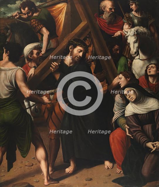 Christ on the way to Calvary, 1536-1538. Creators: Juan de Joanes, Vicente Macip.