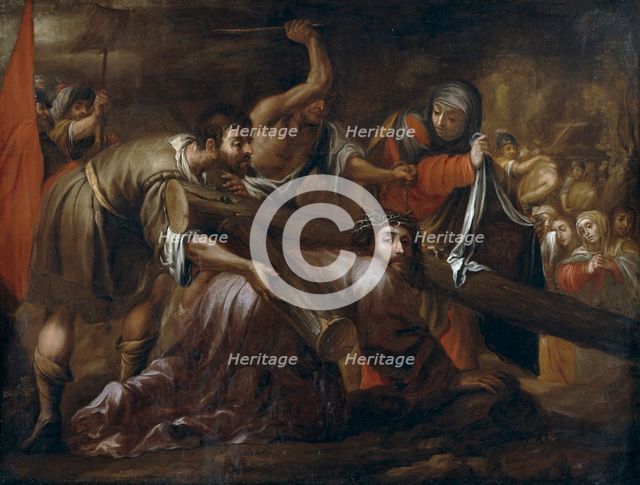 Christ on the way to Calvary and Saint Veronica, c1660. Creator: Juan de Valdés Leal.
