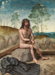 Christ on the cold stone, c1496-c1497. Creator: Juan de Flandes, the Elder