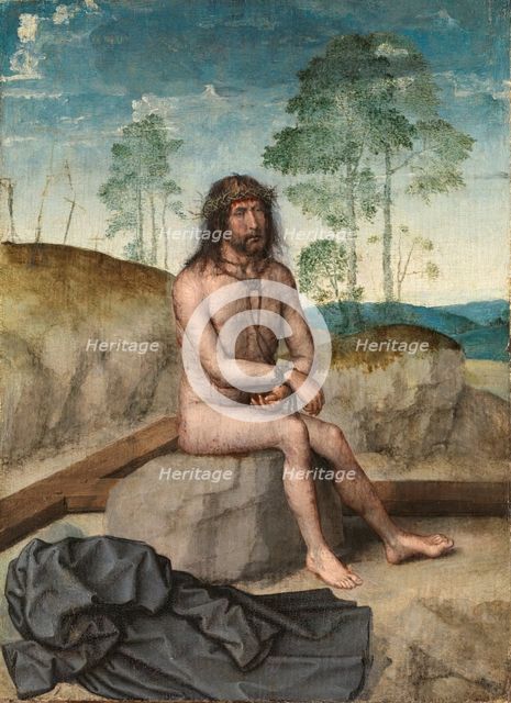 Christ on the cold stone, c1496-c1497. Creator: Juan de Flandes, the Elder.