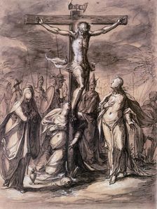 Christ on the Cross 17th century. Artist: Hermann Weyer