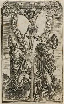 Christ on the Cross, 1500/25. Creator: Master S