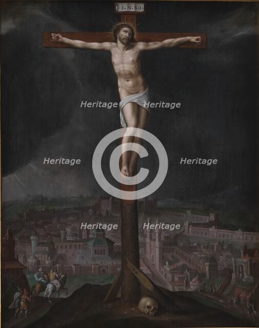 Christ on the Cross, 1549-1598. Creator: Gillis Mostaert.