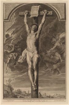 Christ on the Cross, 1631. Creator: Paulus Pontius