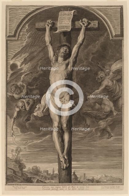Christ on the Cross, 1631. Creator: Paulus Pontius.