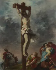 Christ on the Cross, 1853. Artist: Delacroix, Eugène (1798-1863)