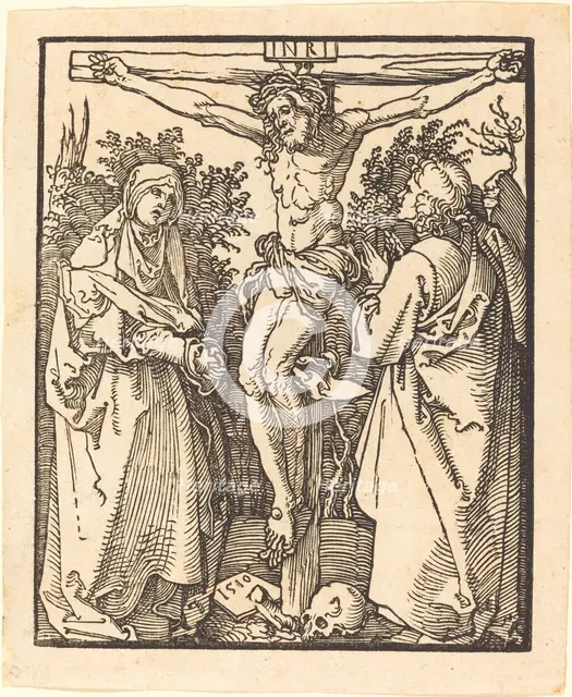 Christ on the Cross with Mary and Saint John, 1510. Creator: Albrecht Durer.