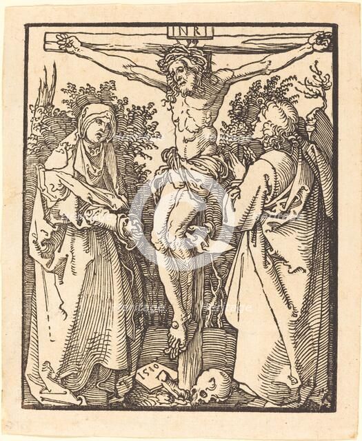 Christ on the Cross with Mary and Saint John, 1510. Creator: Albrecht Durer.