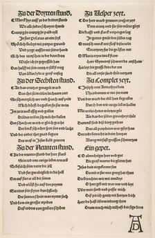 Christ on the Cross with Mary and Saint John (second sheet of two), 1510. Creator: Albrecht Durer
