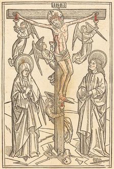 Christ on the Cross with Angels, 1481. Creator: Unknown
