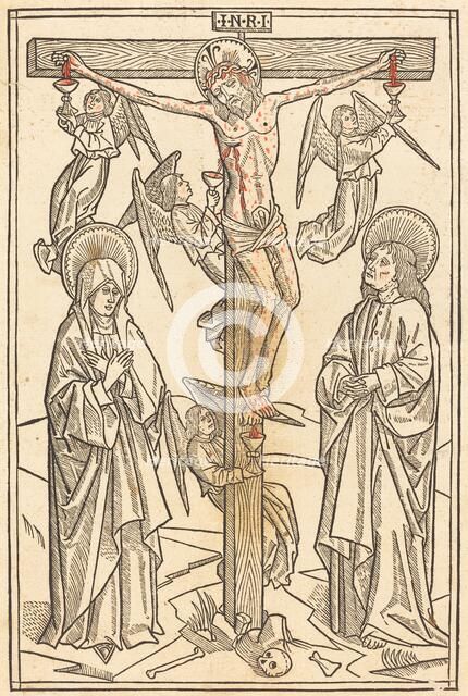 Christ on the Cross with Angels, 1481. Creator: Unknown.