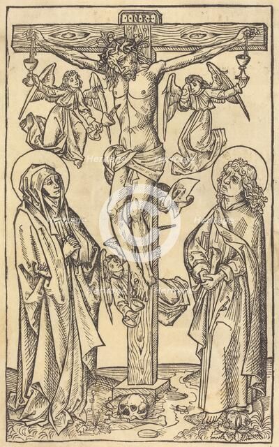 Christ on the Cross with Angels, c. 1490. Creator: Unknown.