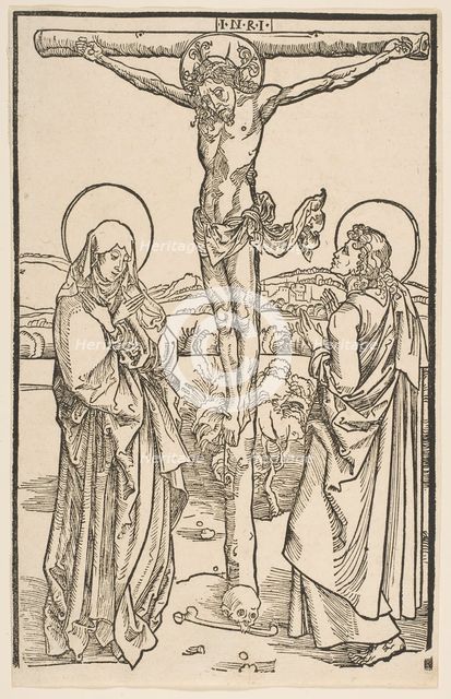 Christ on the Cross with the Virgin and Saint John.n.d. Creator: Unknown.