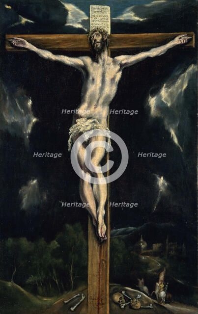 Christ on the Cross. Artist: El Greco, Dominico (1541-1614)