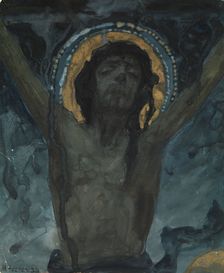 Christ on the Cross. Artist: Nesterov, Mikhail Vasilyevich (1862-1942)