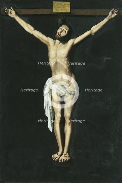 Christ on the Cross. Artist: Zurbarán, Francisco, de (1598-1664)