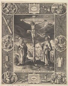 Christ on the Cross, before 1586. Creator: Antonius Wierix