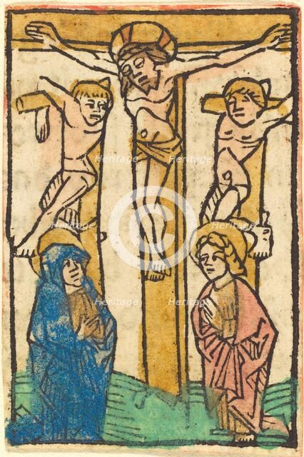 Christ on the Cross between the Two Thieves, c. 1475. Creator: Unknown.
