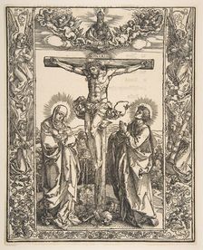 Christ on the Cross between the Virgin and Saint John, 1516. Creator: Albrecht Durer