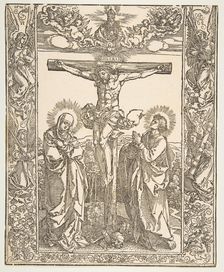 Christ on the Cross between the Virgin and Saint John, 1516. Creator: Albrecht Durer