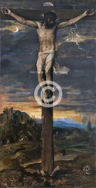 Christ on the Cross, c. 1565. Creator: Titian (1488-1576).