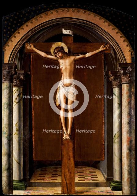 Christ on the cross, c1493-1498. Creator: Berruguete, Pedro (1450-1503).