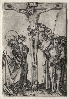 Christ on the Cross. Creator: Martin Schongauer (German, c.1450-1491)