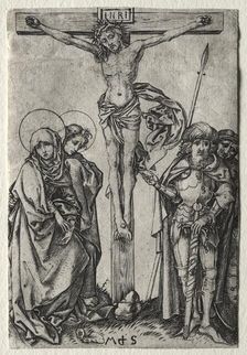Christ on the Cross. Creator: Martin Schongauer (German, c.1450-1491)