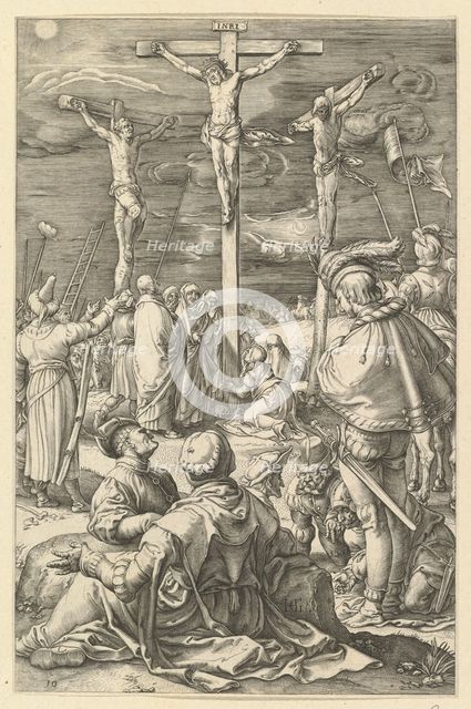 Christ on the Cross, from The Passion of Christ, ca. 1598-1617. Creator: Unknown.