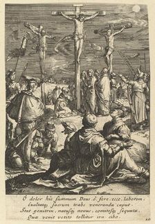 Christ on the Cross, from The Passion of Christ, mid 17th century. Creator: Nicolas Cochin
