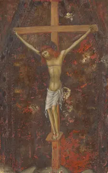 Christ on the Cross [reverse], c. 1380/1390. Creator: Andrea di Bartolo