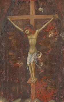 Christ on the Cross [reverse], c. 1380/1390. Creator: Andrea di Bartolo