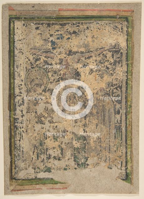 Christ on the Cross (Schr. 2789a), 15th century., 15th century. Creator: Anon.